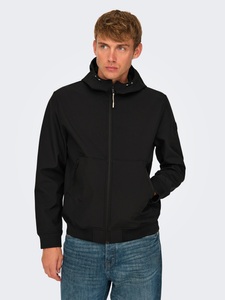 ONLY & SONS Softshelljacke »ONSBOWIE SOFTSHELL BOMBER NOOS«, mit Kapuze