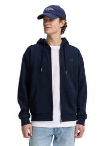 TOM TAILOR Denim Kapuzensweatjacke, mit Logostickerei