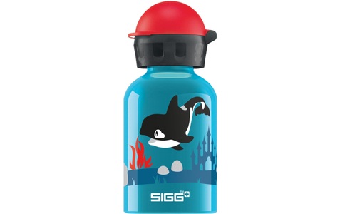 SIGG, SIGG Trinkflasche 0.3l Orca Family, Alu 300 ml Kinder Trinkflasche
