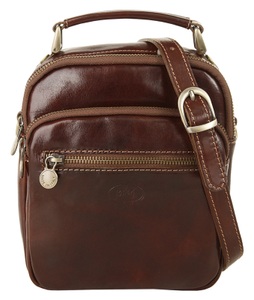 PIKÉ, Piké Umhängetasche, Piké Umhängetasche, echt Leder, Made in Italy