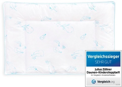 Julius Zöllner, ZÖLLNER Kopfkissen Daune 40x60 cm, Julius Zöllner Kinderbettdecke, normal, (1 St.)