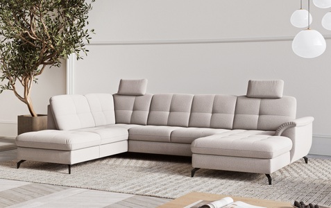 sit&more Wohnlandschaft »Zora U-Form«, wahlweise mit Bettfunktion und Bettkasten