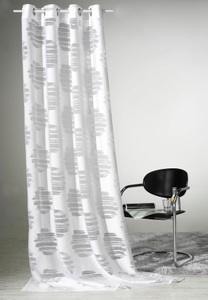 Weckbrodt, Weckbrodt Vorhang »Valea«, (1 St.), Ösenschal, Gardine, transparent, halbtransparent, Ausbrenner, Weckbrodt Vorhang »Valea«, (1 St.), Ösenschal, Gardine, transparent, halbtransparent, Ausbrenner, Store