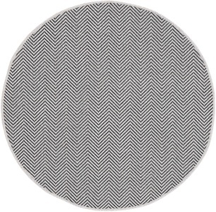 carpetfine, carpetfine Teppich »Boho 106«, rund, 4 mm Höhe, robustes Flachgewebe, Sisal Optik, In- und Outdoor geeignet, Wetterfest und UV-beständig für Balkon, Terrasse, Garten, Aussenbereich,Wohnzimmer, Schlafzimmer, carpetfine Teppich »Boho 106«, rund, 4 mm Höhe, robustes Flachgewebe, Sisal Optik, UV-beständig, Aussenbereich