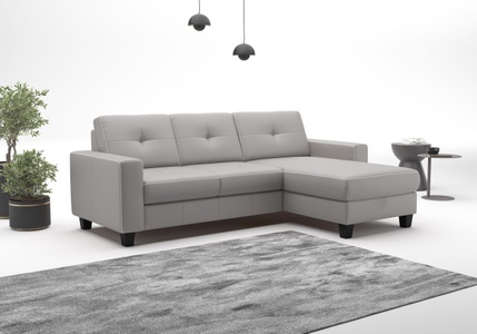 PLACES OF STYLE Ecksofa »Varese« wahlweise mit Bettfunktion und Bettkasten