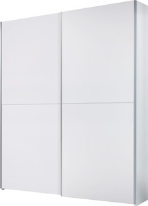 home24, home24 Schwebetürenschrank Niceville II, P & B Schwebetürenschrank in weiss , weiß , Holzwerkstoff , 2 Fächer , 170x195x60 cm , Dekorfolie,Nachbildung , 002522005609