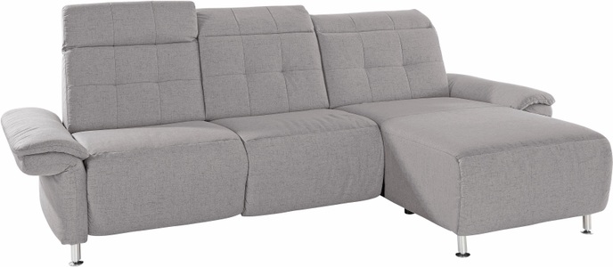 PLACES OF STYLE, Places of Style Ecksofa »Manhattan«, 2 Sitze mit elektrischer Relaxfunktion, verstellbare Armlehnen, Home affaire Ecksofa »Manhattan L-Form« 2 Sitze mit elektrischer Relaxfunktion, verstellbare Armlehnen