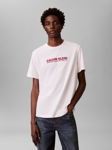 Calvin Klein T-Shirt Regular Fit, Rundhalsausschnitt, Logodruck