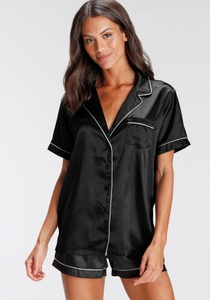 Bruno Banani, Bruno Banani Shorty, (2 tlg., 1 Stück), mit Kontrastpaspel-Details, Bruno Banani Shorty, (2 tlg.), mit Kontrastpaspel-Details