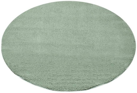 Carpet City, Carpet City Hochflor-Teppich »Softshine 2236«, rund, 14 mm Höhe, Besonders weich durch Microfaser, Wohnzimmer, Carpet City Teppich »Softshine 2236«, rund, 14 mm Höhe, besonders weich, Uni Farben, ideal für Wohnzimmer & Schlafzimmer