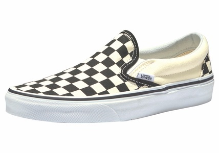 VANS, Vans Sneaker »Checkerboard Classic Slip-On«, Vans Slip-On Sneaker »Classic Slip-On«, aus textilem Canvas-Material