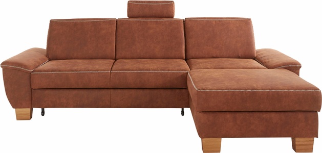 exxpo - sofa fashion, exxpo - sofa fashion Ecksofa, wahlweise mit Bettfunktion, exxpo - sofa fashion Ecksofa »Croma, hochwertige Detailverarbeitung, mit Kontrastnaht, L-Form«, bequem, wahlweise mit Bettfunktion und Bettkasten