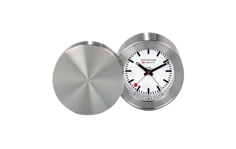 Mondaine, Mondaine Klassischer Wecker Ø 5 cm Silber, MONDAINE Wecker »Ø 5 cm«