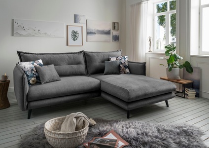 INOSIGN, INOSIGN Ecksofa »Levke«, Zierkissen inklusive, INOSIGN Ecksofa »Lazio«, in verschiedenen Bezugsqualitäten und Farben lieferbar