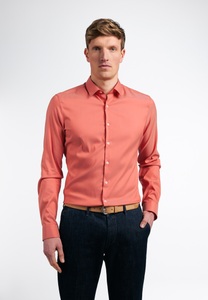 Eterna, ETERNA LANGARM HEMD SUPER SLIM PERFORMANCE SHIRT STRETCH PFIRSICH, Eterna Langarmhemd »SUPER SLIM«