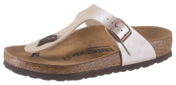 Birkenstock, Birkenstock Zehentrenner »GIZEH«, Birkenstock - Sandalen, Gizeh, 41, Ecru
