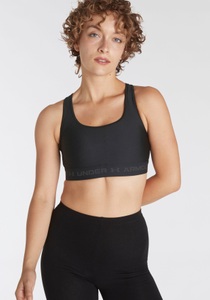 UNDER ARMOUR, Under Armour Crossback Mid Sport-BH Damen - Schwarz, Grau, Under Armour Crossback Mid Sport-BH Damen - Schwarz, Grau