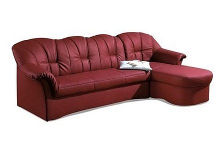 DOMO collection, DOMO collection Ecksofa, DOMO collection Ecksofa Papenburg L-Form, in grosser Farbvielfalt, wahlweise mit Bettfunktion