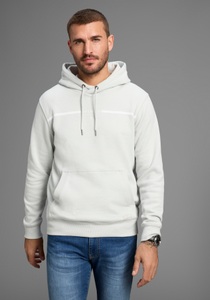 DELMAO Kapuzensweatshirt Langarm, lockere Passform, mit Print, mit Kapuze