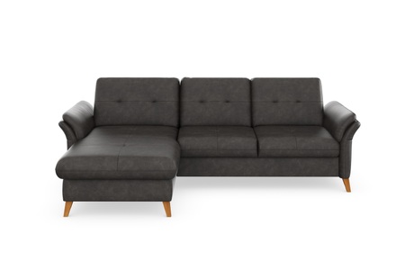 sit&more Ecksofa »Göteborg«, inklusive Sitztiefenverstellung und Federkern, wahlweise mit Bettfunktion und Bettkasten