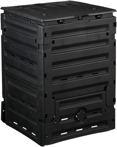 Diverse Hardware, Nature Komposter 300 L Schwarz, Ubbink Schnellkomposter