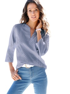 Classic Inspirationen Bluse in angesagtem Minimaldessin