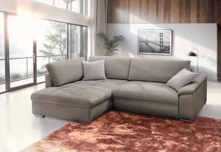 exxpo - sofa fashion, exxpo - sofa fashion Ecksofa »Casa Grande inkl. Bettfunktion, Bettkasten, bequem«, L-Form, guter Sitzkomfort, grosse Liegefläche, exxpo - sofa fashion Ecksofa »Casa Grande inkl. Bettfunktion & Bettkasten, OTTOs Choice, bequem« Breite 268cm, L-Form, guter Sitzkomfort, grosse Liegefläche