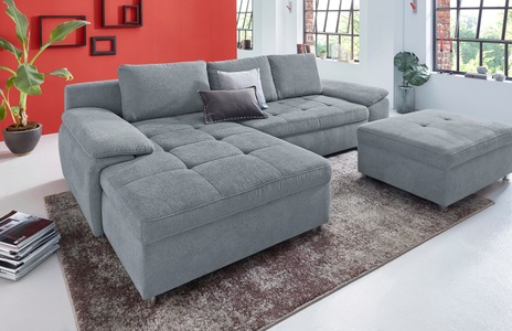 SIT&MORE, sit&more Ecksofa »Labene«, sit&more Ecksofa »Labene L-Form«, wahlweise mit Bettfunktion und Bettkasten, auch als XXL-Variante