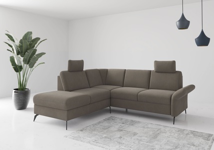 Home affaire Ecksofa »Rochelle«, wahlweise mit Bettfunktion, Bettkasten und Armteilverstellung