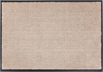 Schöner Wohnen Kollektion, Fussmatte, »Miami Uni«, SCHÖNER WOHNEN-KOLLEKTION, rechteckig, Höhe 7 mm, maschinell getuftet, Schöner Wohnen Teppi Fussmatte , Miami 1688/40 -Top- , Beige , Textil , Uni , 50 cm , rutschfest, schmutzabweisend , 001250044001