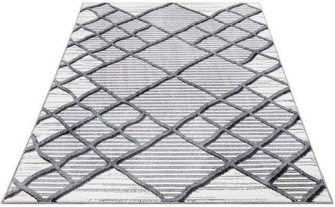 Carpet City, Carpet City Teppich »YOUNG965«, rechteckig, 11 mm Höhe, Moderner Jugend-Teppich mit Raute-Optik, Carpet City Teppich »YOUNG965«, rechteckig, 11 mm Höhe, Moderner Jugend-Teppich mit Raute-Optik