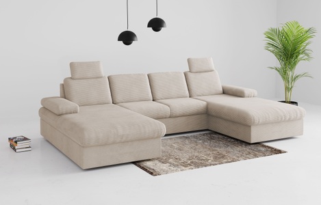 sit&more Wohnlandschaft »Moreno«, mit Armteilverstellung,wahlweise mit Bettfunktion
