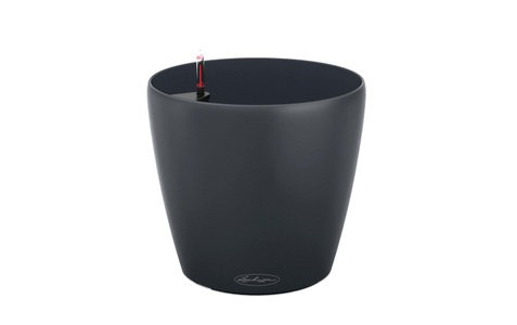 Lechuza, Lechuza - 4er-Set Blumenkästen mit Integriertem Bewässerungssystem Classico Color 28 - Anthrazit, Lechuza CLASSICO Color 28 13204 Pflanzgefäß Schiefer-Grau