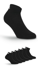 FILA, Fila Kurzsocken, (6 Paar), Fila Kurzsocken, (6er Pack), mit verstärkter Ferse