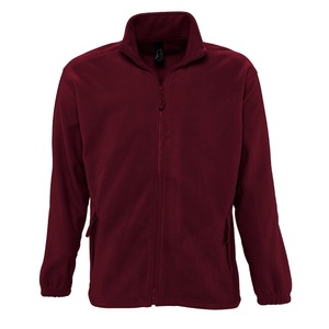SOL's, SOLS Fleecejacke »Herren Outdoor Fleece Jacke North«, SOLS - Outdoor Fleece Jacke North, für Herren, Weinrot, Größe L