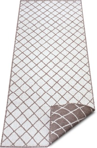 NORTHRUGS, NORTHRUGS Läufer »Malaga«, rechteckig, 5 mm Höhe, In-und Outdoor geeignet, Wohnzimmer, Balkon, Terrasse, Garten, Robust, Pflegeleicht, Flachgewebe, Wendbar, NORTHRUGS Teppich »Malaga Wendeteppich«, rechteckig, 5 mm Höhe, In-& Outdoor, Wetterfest, Balkon, Läufer, Wohnzimmer, Wasserfest