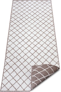 NORTHRUGS, NORTHRUGS Läufer »Malaga«, rechteckig, 5 mm Höhe, In-und Outdoor geeignet, Wohnzimmer, Balkon, Terrasse, Garten, Robust, Pflegeleicht, Flachgewebe, Wendbar, NORTHRUGS Teppich »Malaga Wendeteppich«, rechteckig, 5 mm Höhe, In-& Outdoor, Wetterfest, Balkon, Läufer, Wohnzimmer, Wasserfest