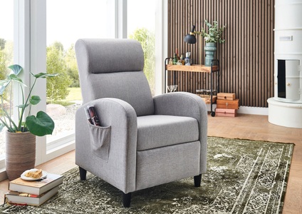 ATLANTIC HOME COLLECTION, ATLANTIC home collection TV-Sessel, ATLANTIC home collection Relaxsessel »Tom«, mit Relaxfunktion, inklusive seitlicher Tasche