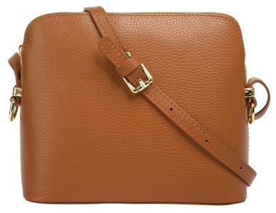 CLUTY, Cluty Umhängetasche, Cluty Umhängetasche, echt Leder, Made in Italy