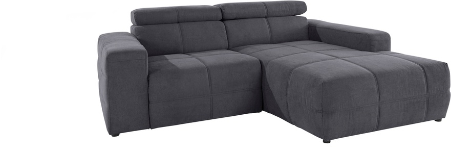 DOMO collection Ecksofa »Brandon«, Mit Kopfteilverstellung