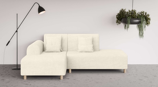 INOSIGN Ecksofa »Suyala«, L-Form mit Hocker