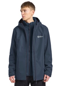 Jack Wolfskin 3-in-1-Funktionsjacke »TAUBENBERG 3IN1 JKT M«, mit Kapuze