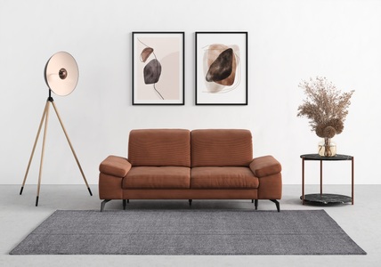 SIT&MORE, sit&more 2,5-Sitzer »Cabana«, Breite 211 cm, mit oder ohne Sitztiefen-, und Kopfteilfunktion, sit&more 2,5-Sitzer »Cabana« Breite 211 cm, mit oder ohne Sitztiefen-, und Kopfteilfunktion