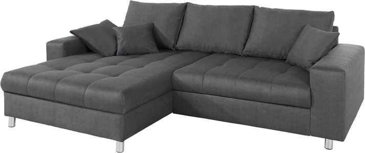 Nova Via, Nova Via Ecksofa, wahlweise mit Kaltschaum (140kg Belastung/Sitz), RGB-LED-Beleuchtung und Bettfunktion, Mr. Couch Ecksofa »Tobi L-Form«, wahlweise mit Kaltschaum (140kg Belastung/Sitz), RGB-LED-Beleuchtung