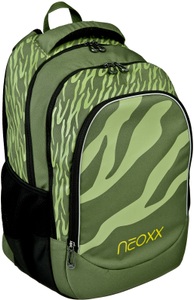 NEOXX, neoxx Schulrucksack »Fly, Ready for Green«, Reflektionsnaht, aus recycelten PET-Flaschen, neoxx Schulrucksack »Fly, Ready for Green«, Reflektionsnaht, aus recycelten PET-Flaschen