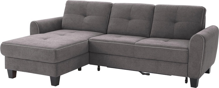 SIT&MORE, sit&more Ecksofa, sit&more Ecksofa »Varese L-Form«, mit Federkern, wahlweise mit Bettfunktion und Stauraum