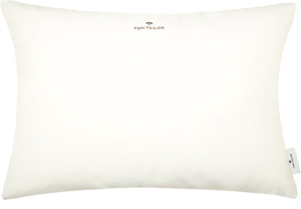 Tom Tailor, TOM TAILOR Kissenhülle »Dove Signature«, (1 St.), Tom Tailor Kissenhülle , T-Dovesignature75350-030-40-60 , Naturfarben, Sandfarben , Textil , Uni , 40 cm , hochwertige Qualität , 003021132202