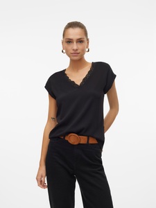 Vero Moda Blusentop »VMBELLA SL LACE TOP WVN GA NOOS«