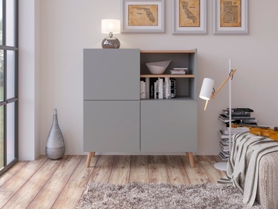 INOSIGN, INOSIGN Highboard »Scandi«, Höhe 105 cm, INOSIGN Highboard »Scandi«, Höhe 105 cm