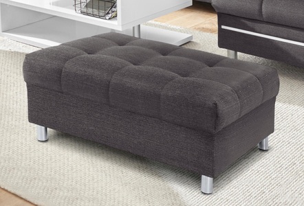 Nova Via, Nova Via Hocker, wahlweise mit Kaltschaum (140kg Belastung/Sitz), Mr. Couch Hocker »Tobi«, wahlweise mit Kaltschaum (140kg Belastung/Sitz)